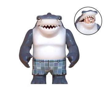 King Shark from Suicide Squad Custom Minifig - 