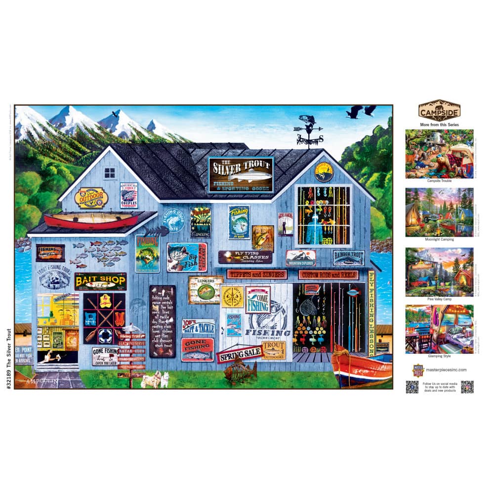 Campside - The Silver Trout 300 Piece EZ Grip Jigsaw Puzzle