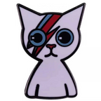 Ziggy Stardust Kitty David Bowie Enamel Pins small, durable, high quality accessories