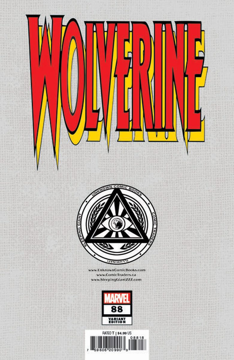 Wolverine #88 Unknown Comics David Nakayama Facsimile Exclusive Color Bleed Var (07/24/2024)