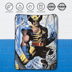 Marvel Wolverine Cover Jim Lee Fleece Throw Blanket - 