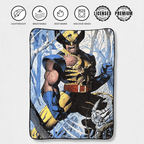 Marvel Wolverine Cover Jim Lee Fleece Throw Blanket - 