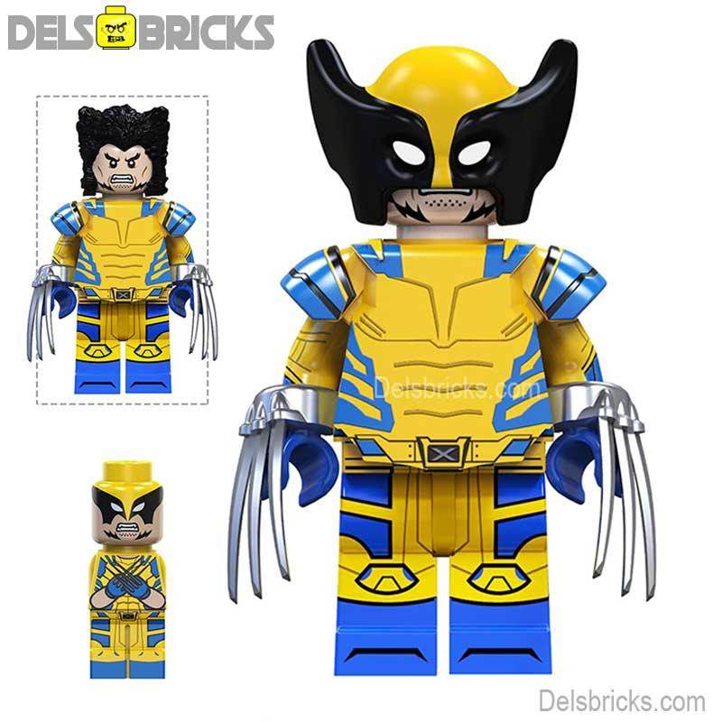 Wolverine Yellow & Blue Suit X-Men & Deadpool 3 Lego Marvel Minifigures - 