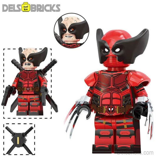 Wolverinepool marvel Lego Minifigures Custom Toys NEW - 