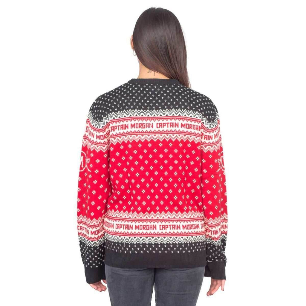 Women's Captain Morgan The Standing Captain Ugly Christmas Sweater - S
