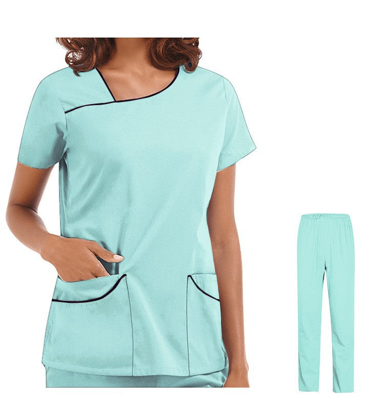 Women's Operating Room Hand Washing Nurse Surgeon Isolation Short Sleeve