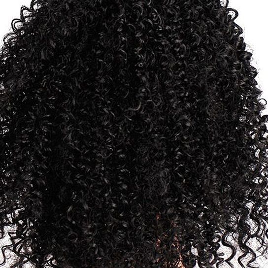 Women Synthetic Hair Afro Curly Ponytail Puff Short Wig Extension Hairpiece