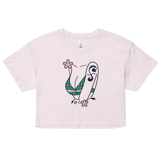 Nami Swan Womens Anime Crop Top - Pink / XS