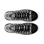 Skull and Bones Ossuary Women’s High Top Canvas Shoes - 5