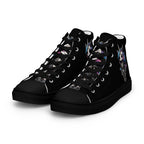 Skeleton Unicorn Women’s High Top Canvas Shoes - 5