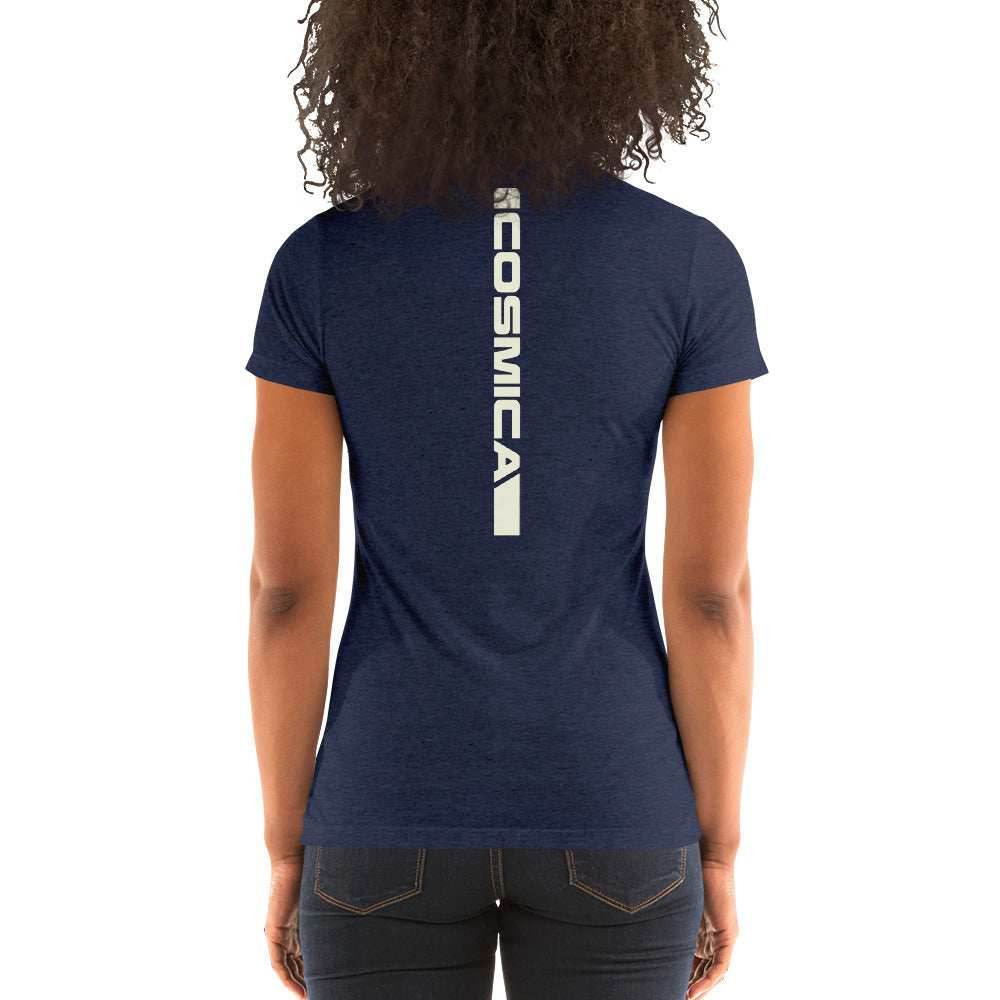 Ladies' Cosmica t-shirt - Navy Triblend / S