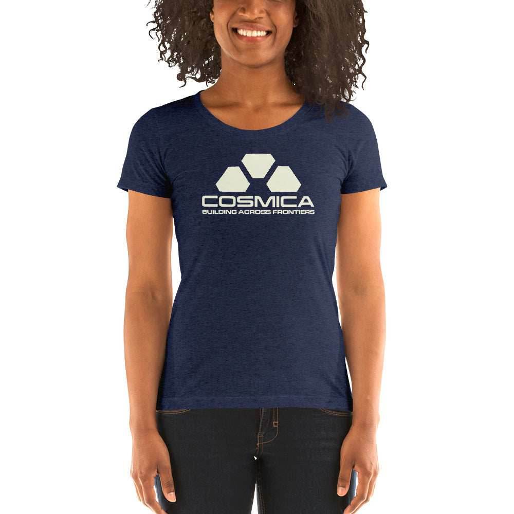 Ladies' Cosmica t-shirt - Navy Triblend / S