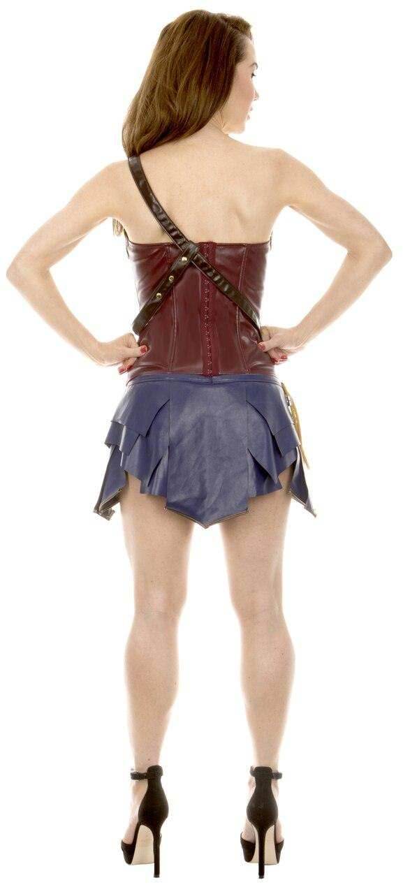 Wonder Woman Corset & Skirt Cosplay Costume - S