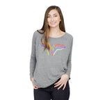 Wonder Woman Rainbow Logo Long Sleeve T-Shirt - S