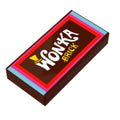 Wonka Brick - Custom Printed 1x2 Tile made using LEGO part - 