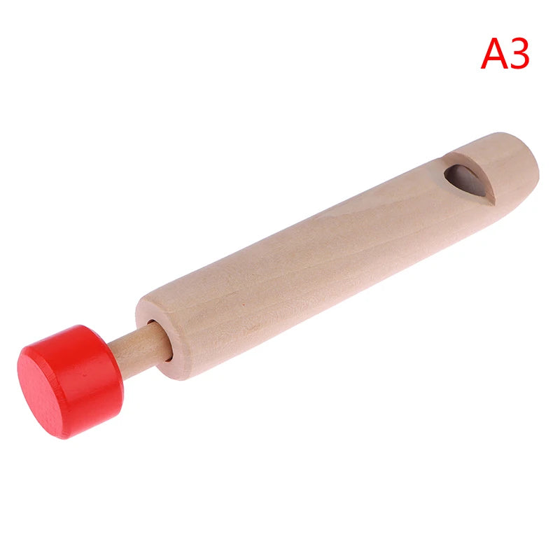 Wood Slide Whistle Glossy Wooden Push Pull Flute Instruments Children Adults Vocal Training Whistles Diacritical Sliding Piccolo