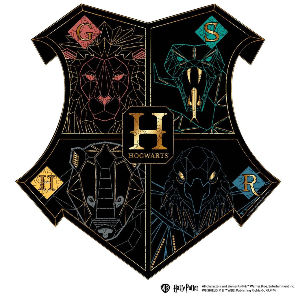 Wooden jigsaw classic puzzle Harry Potter Hogwarts™  (Black)