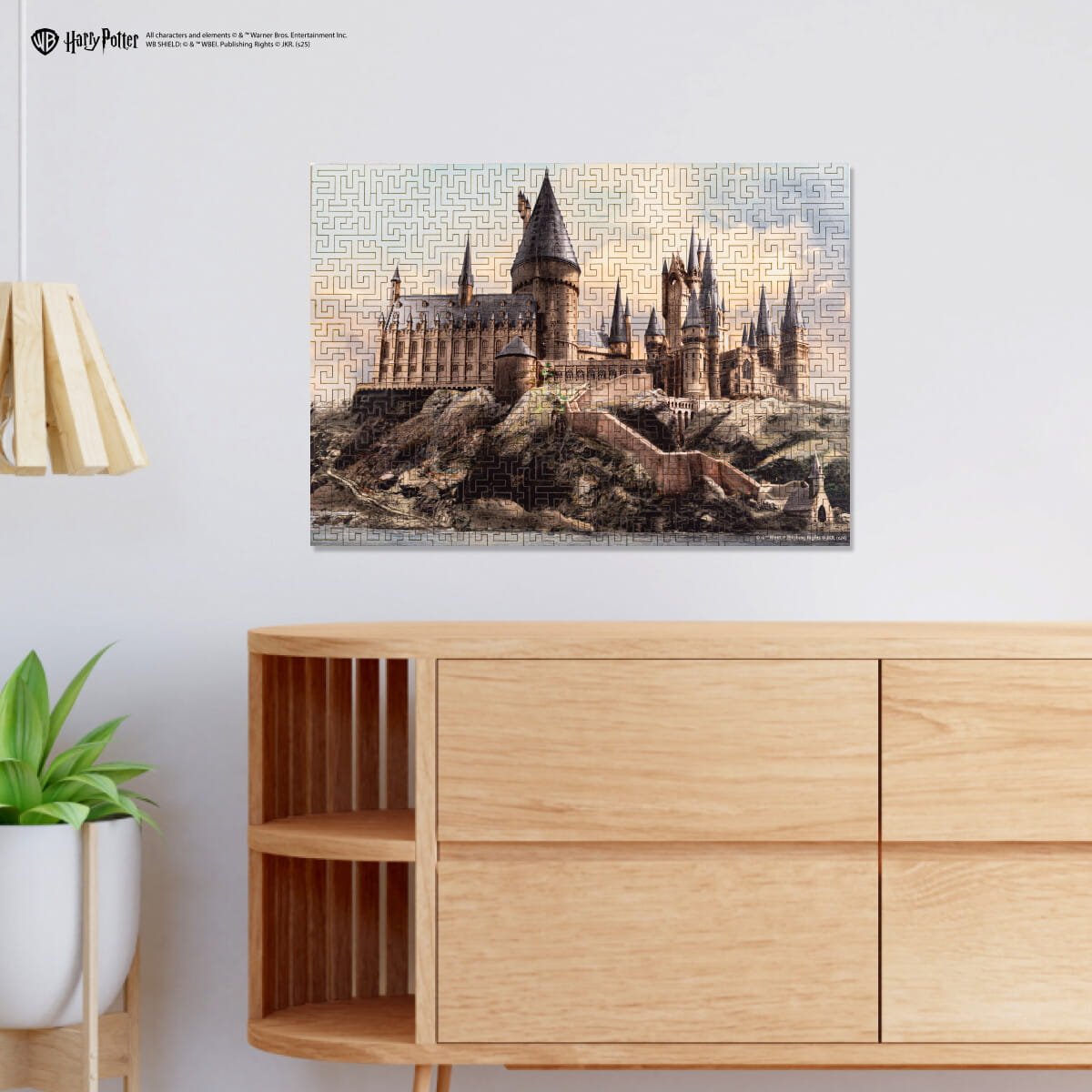 Wooden jigsaw maze puzzle Harry Potter Hogwarts Castle™