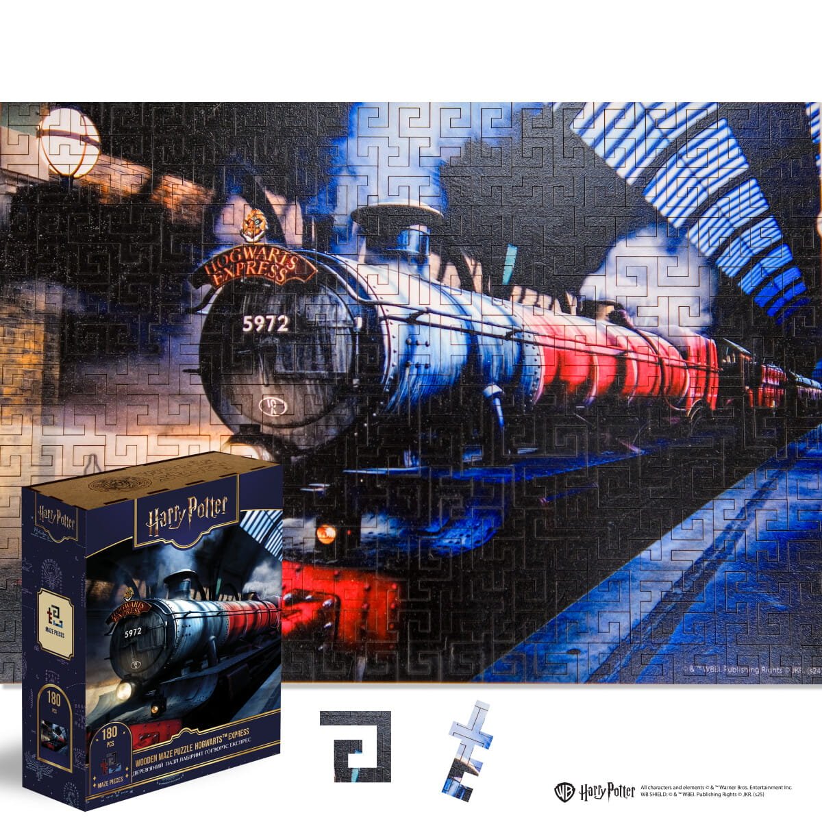 Wooden jigsaw maze puzzle Harry Potter Hogwarts Express™