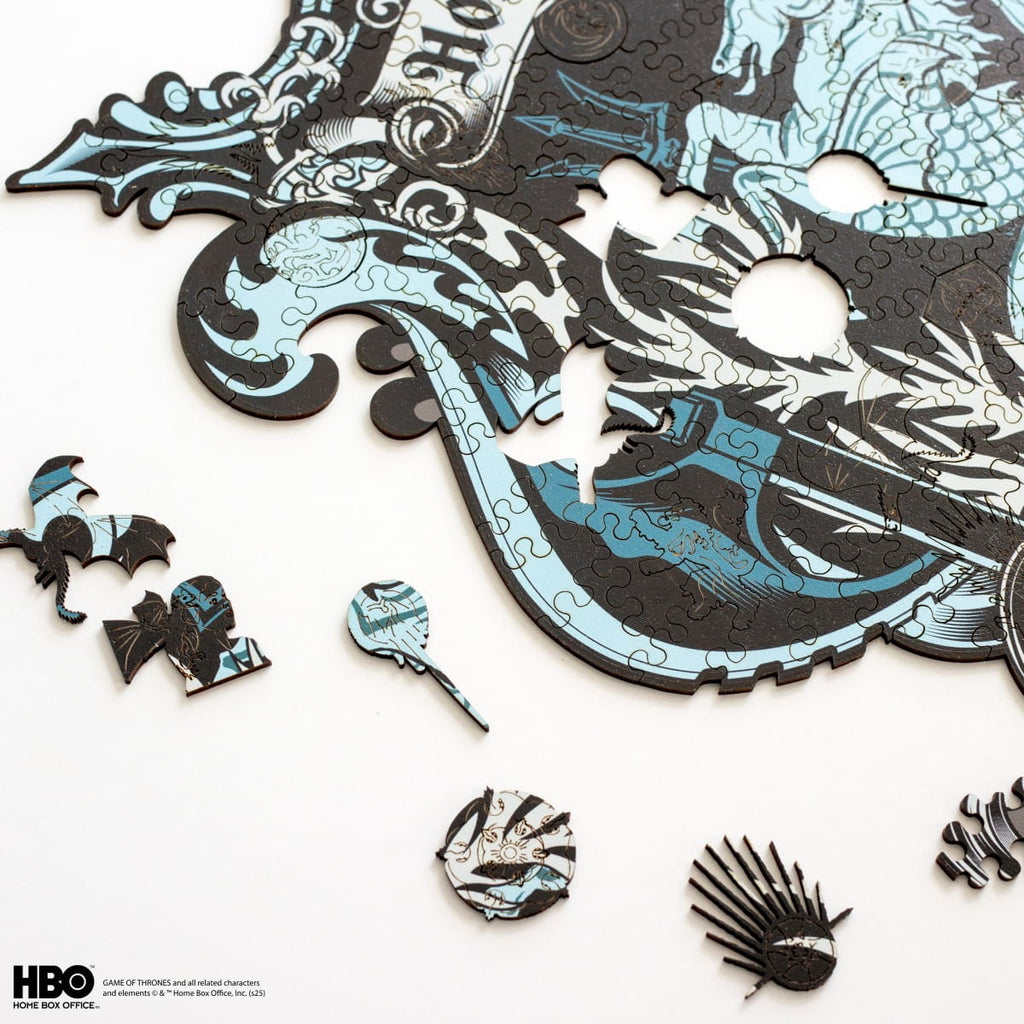 Wooden jigsaw puzzle Game of Thrones™ House Velaryon