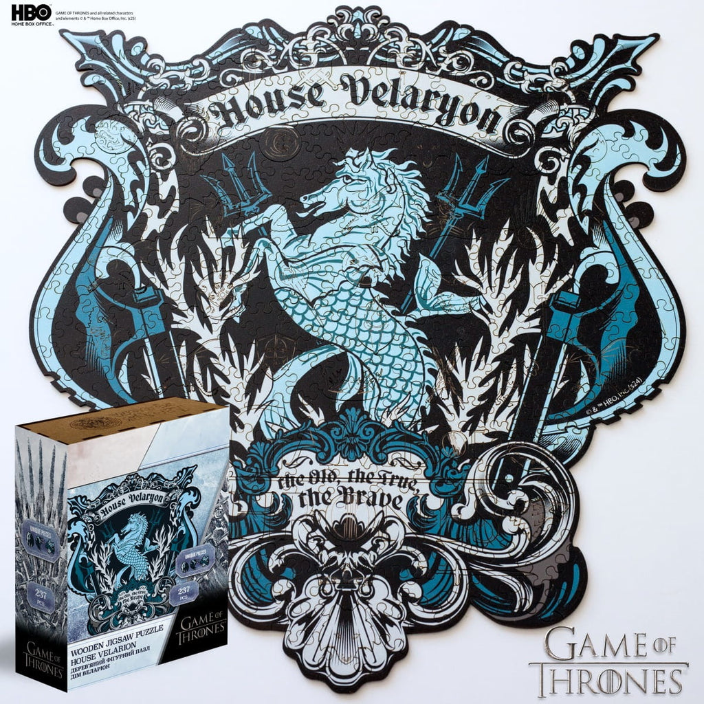 Wooden jigsaw puzzle Game of Thrones™ House Velaryon