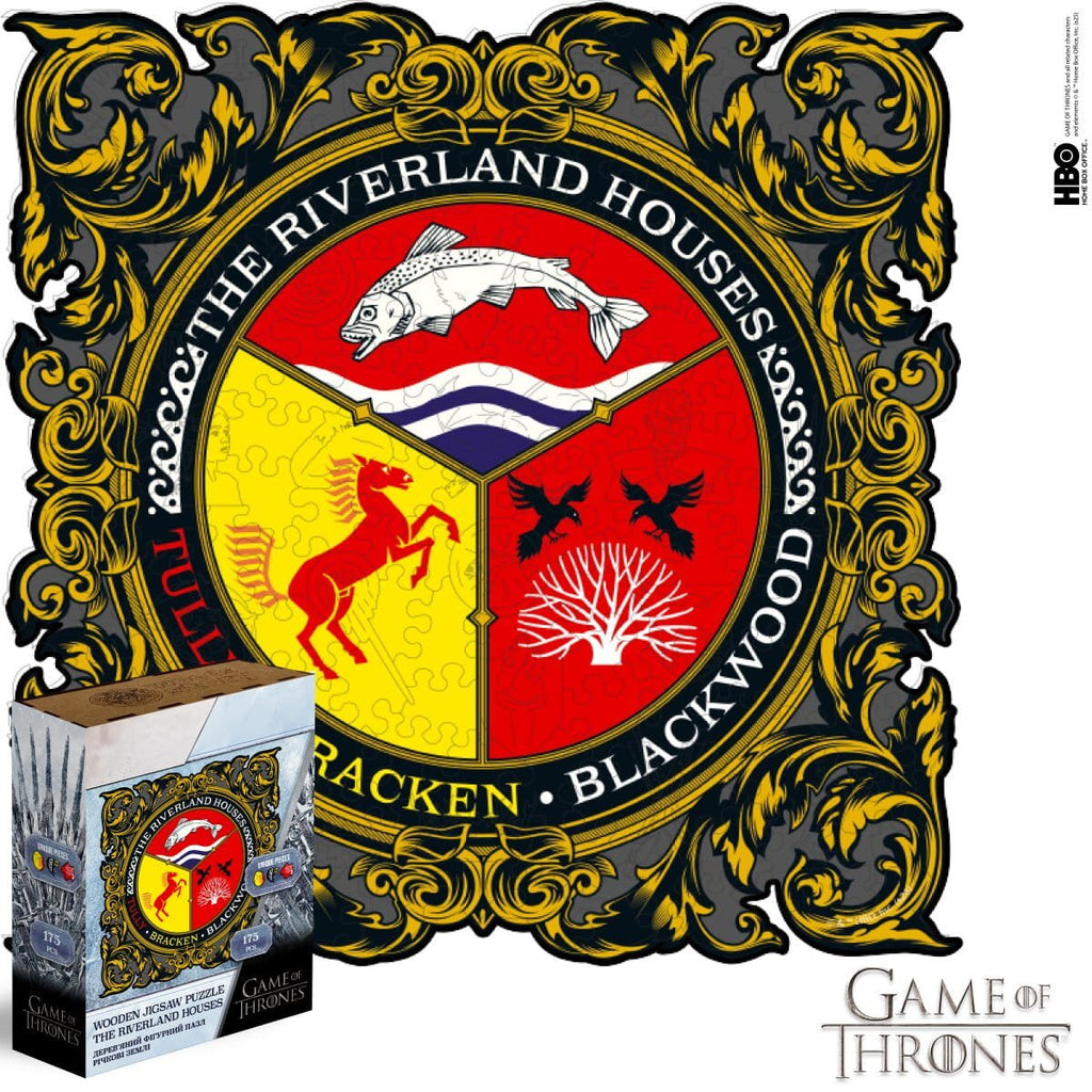 Wooden jigsaw puzzle Game of Thrones™ The Riverland Houses