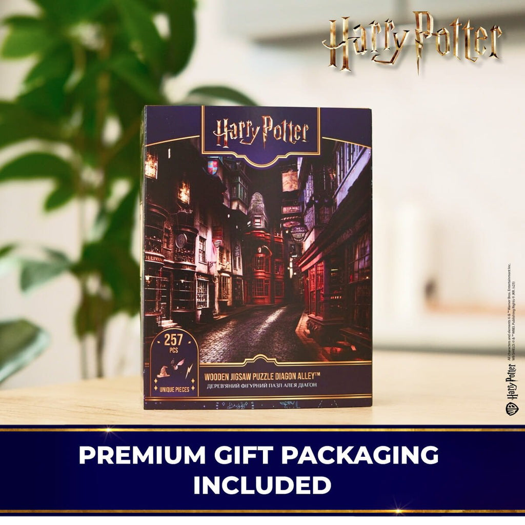 Wooden jigsaw classic puzzle Harry Potter Diagon Alley™