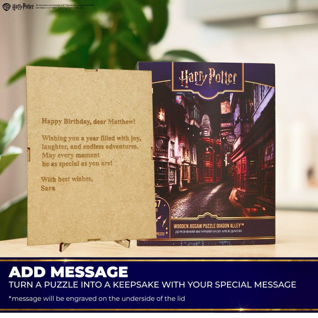 Wooden jigsaw classic puzzle Harry Potter Diagon Alley™
