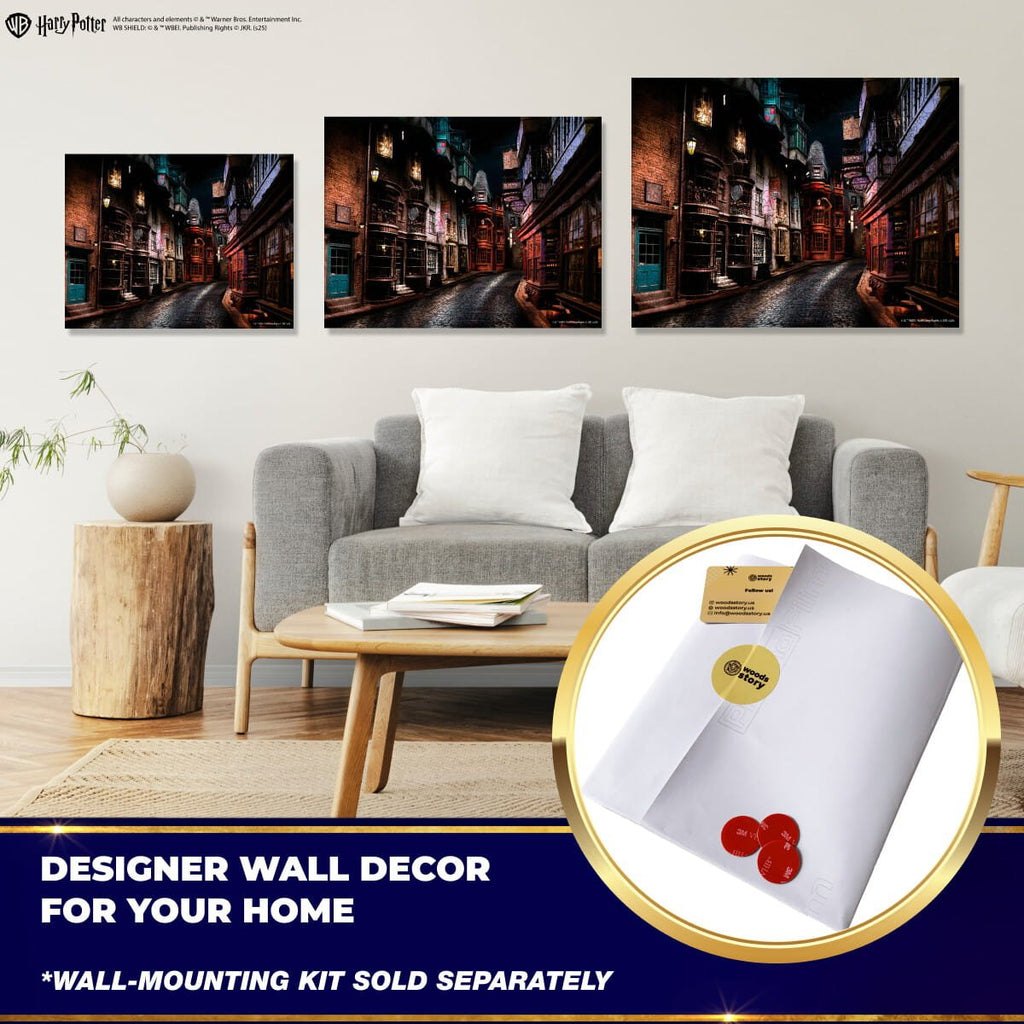 Wooden jigsaw classic puzzle Harry Potter Diagon Alley™