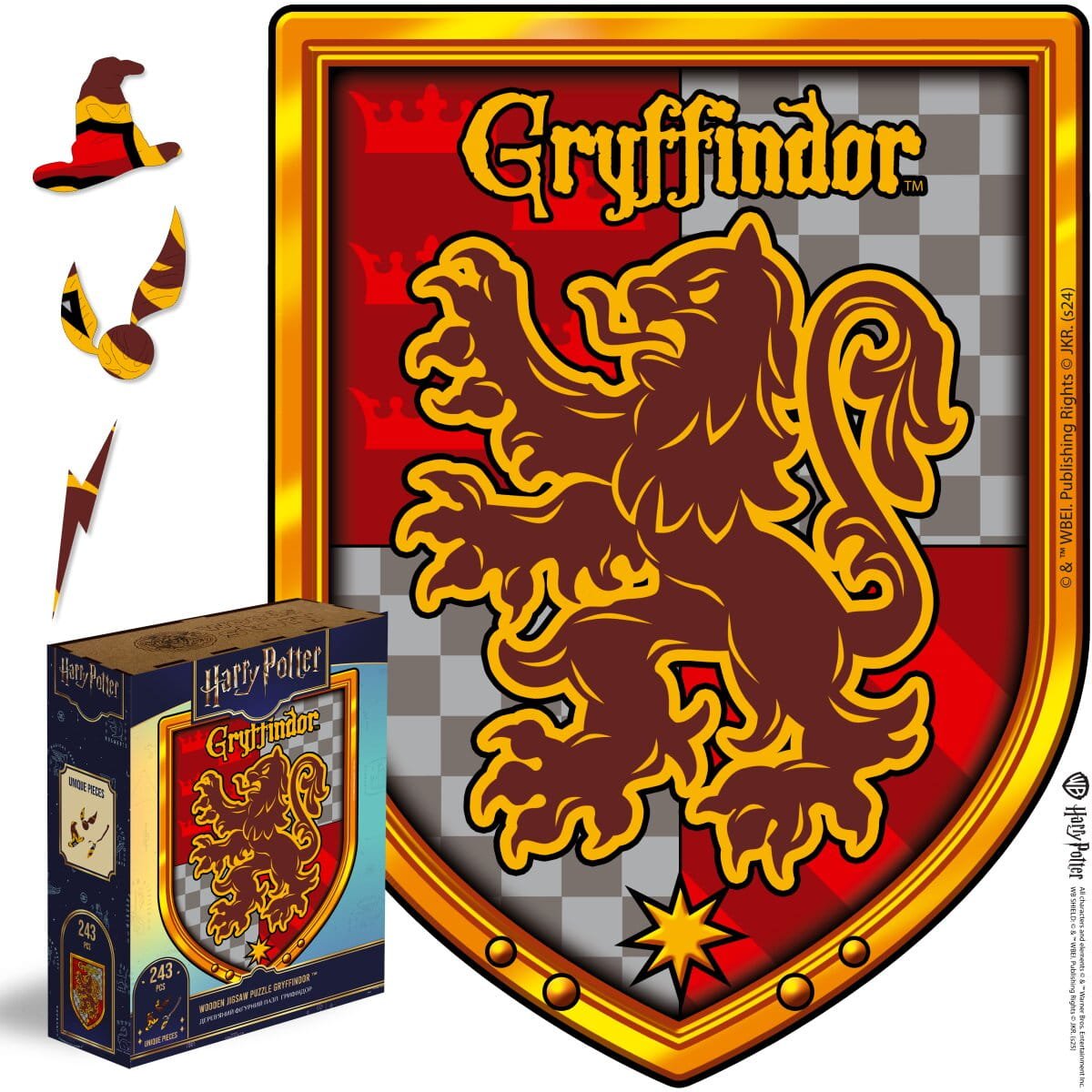 Wooden jigsaw puzzle Harry Potter Gryffindor™