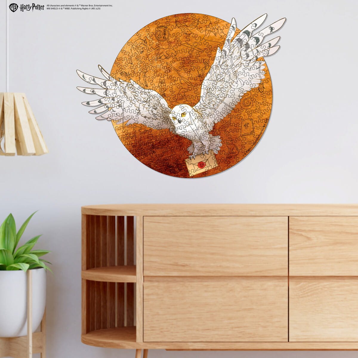 Wooden jigsaw puzzle Harry Potter Hedwig™