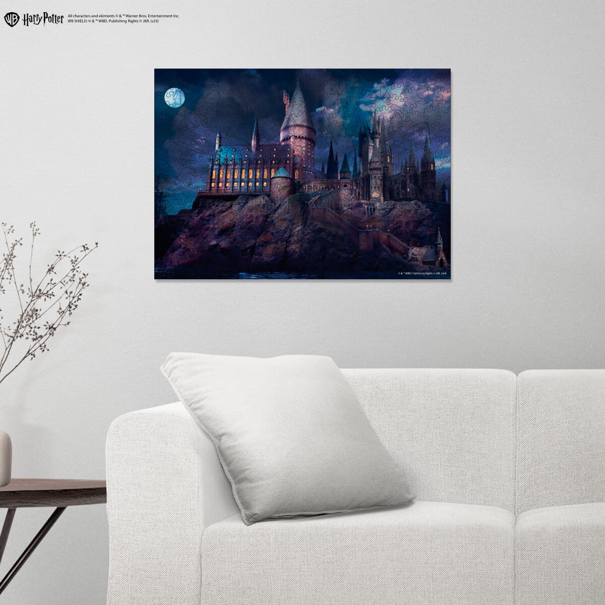 Wooden jigsaw puzzle Harry Potter Hogwarts Castle Night™