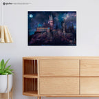 Wooden jigsaw puzzle Harry Potter Hogwarts Castle Night™