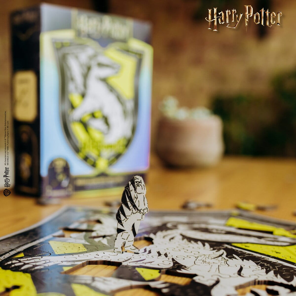 Wooden jigsaw puzzle Harry Potter Hufflepuff™