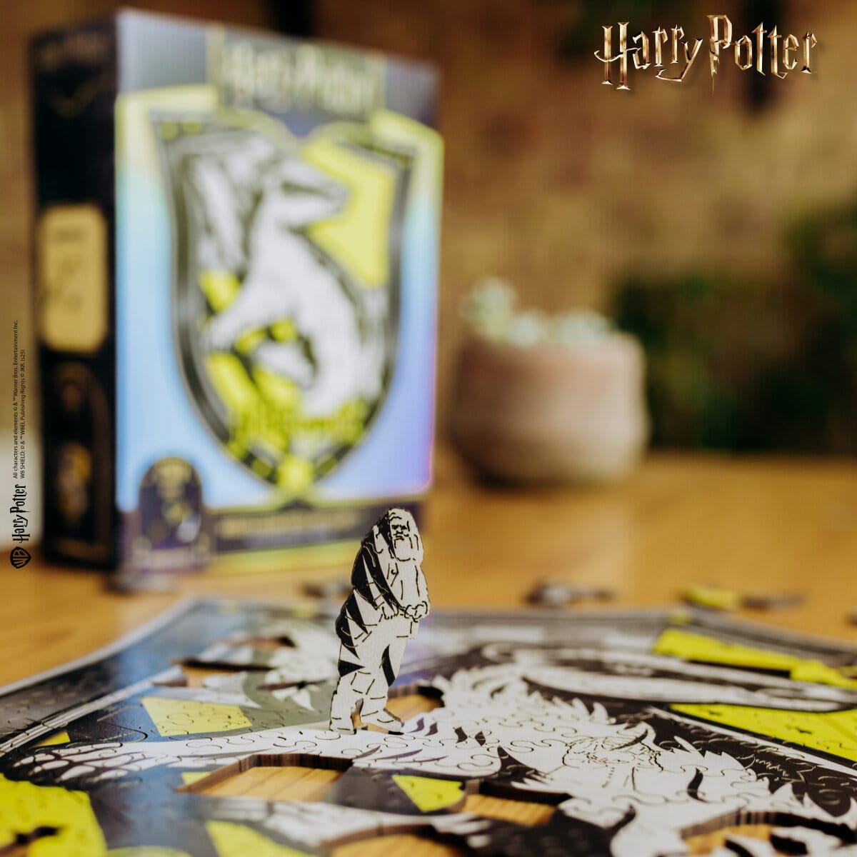 Wooden jigsaw puzzle Harry Potter Hufflepuff™