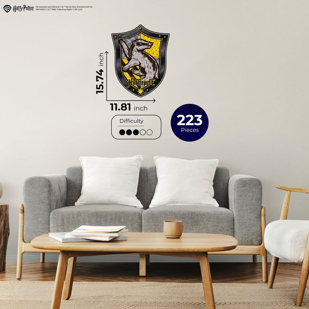 Wooden jigsaw puzzle Harry Potter Hufflepuff™