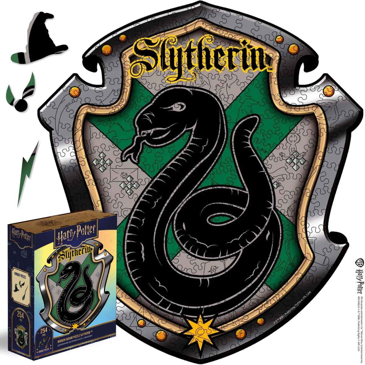 Wooden jigsaw puzzle Harry Potter Slytherin™
