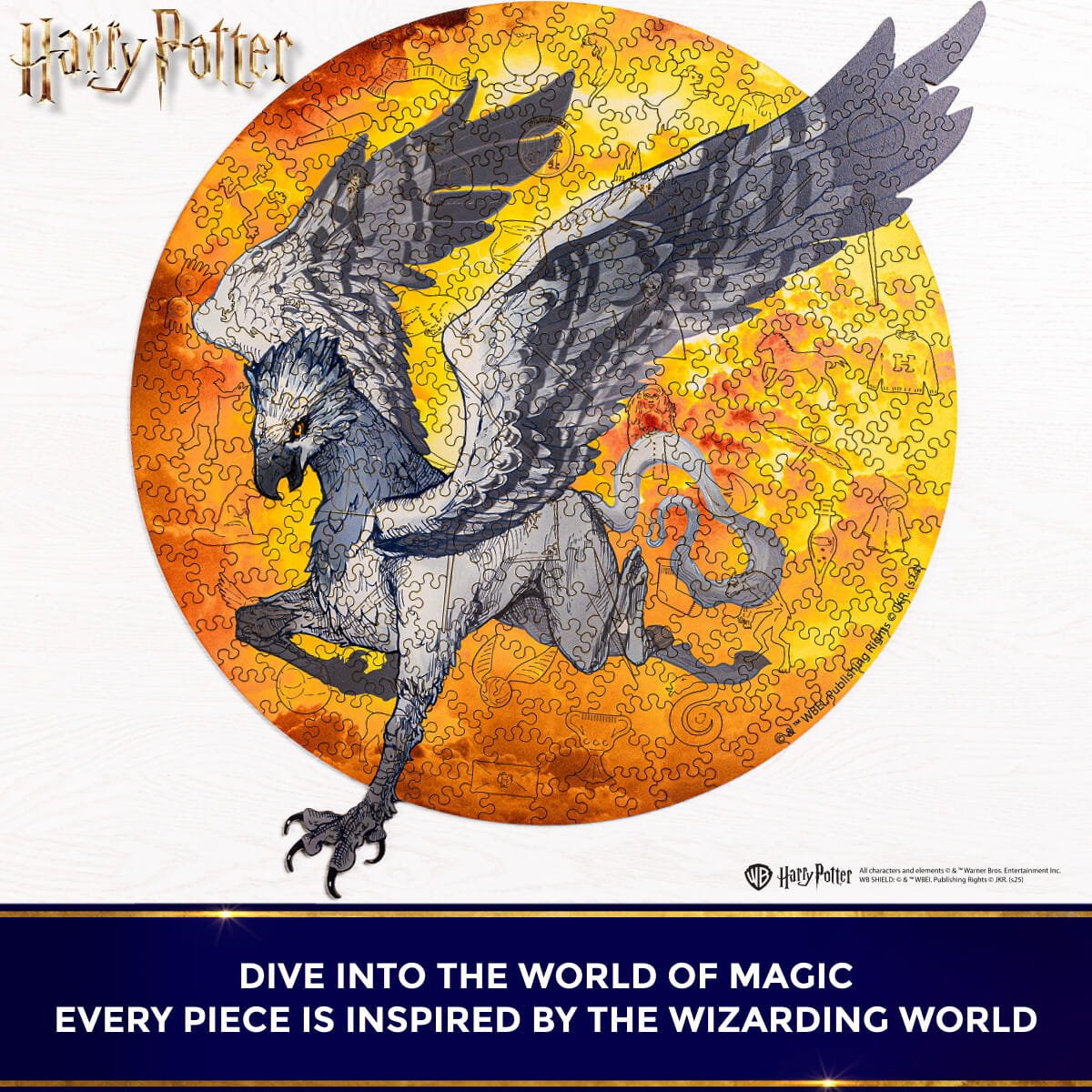 Wooden jigsaw puzzle Harry Potter Hippogriff™