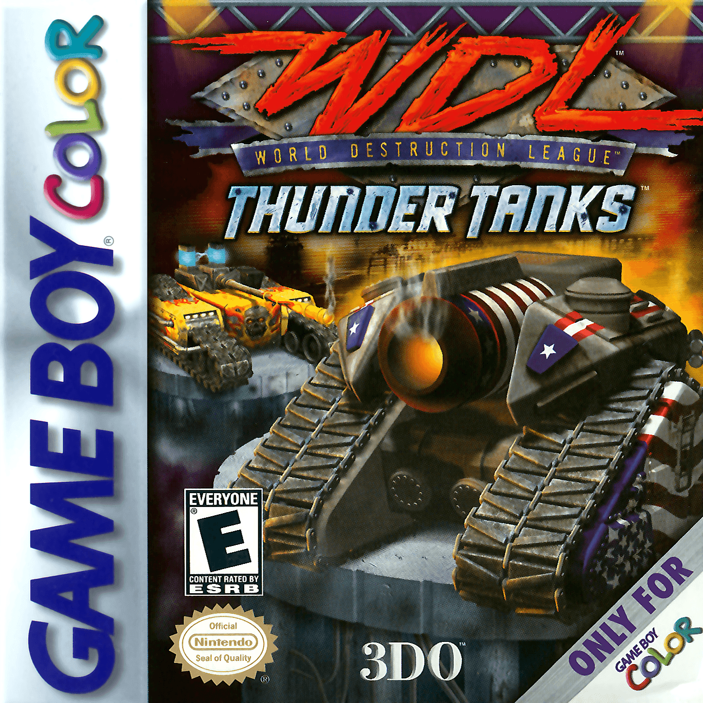 WDL Thunder Tanks (Gameboy Color) - Game Manual Only