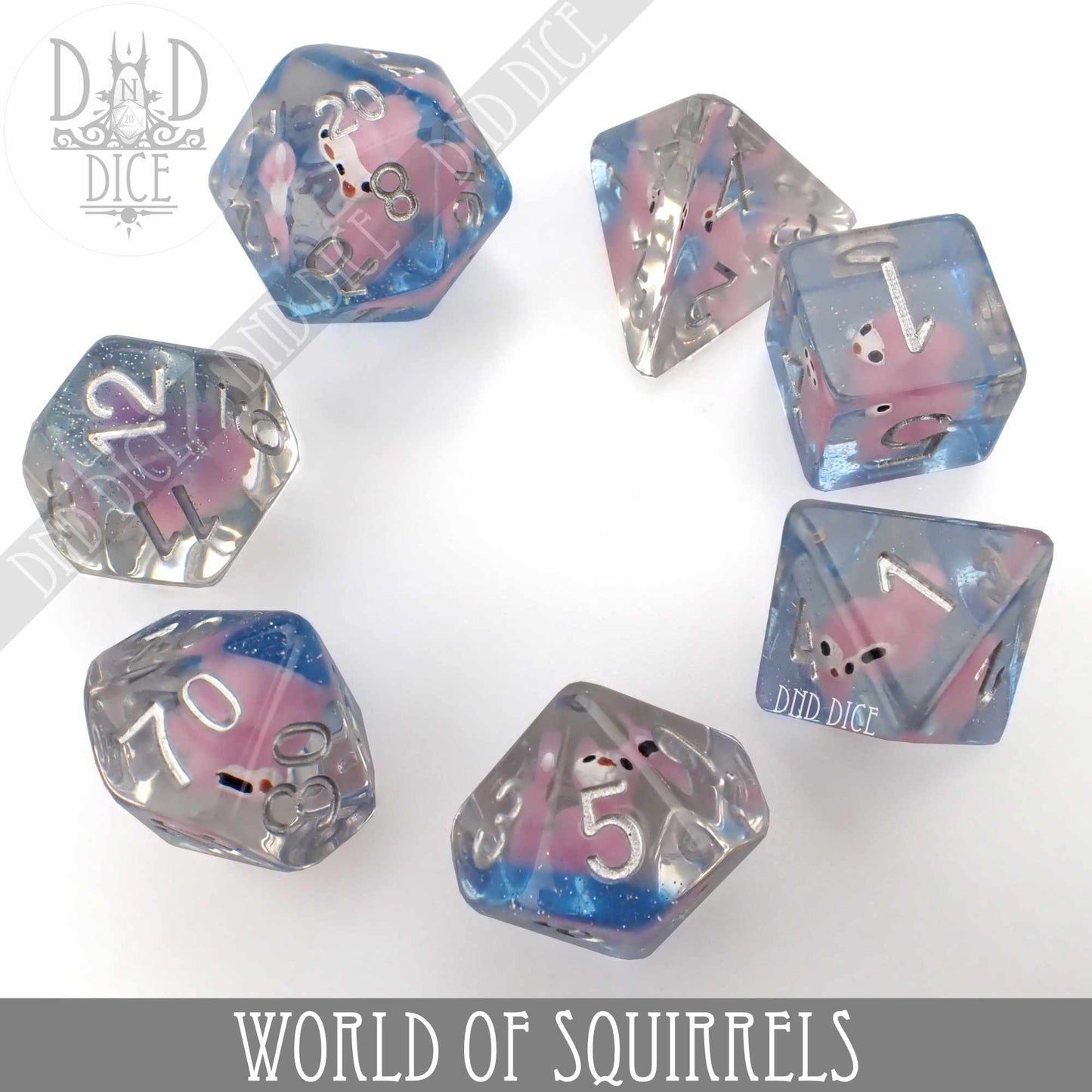 World of Squirrels Dice Set