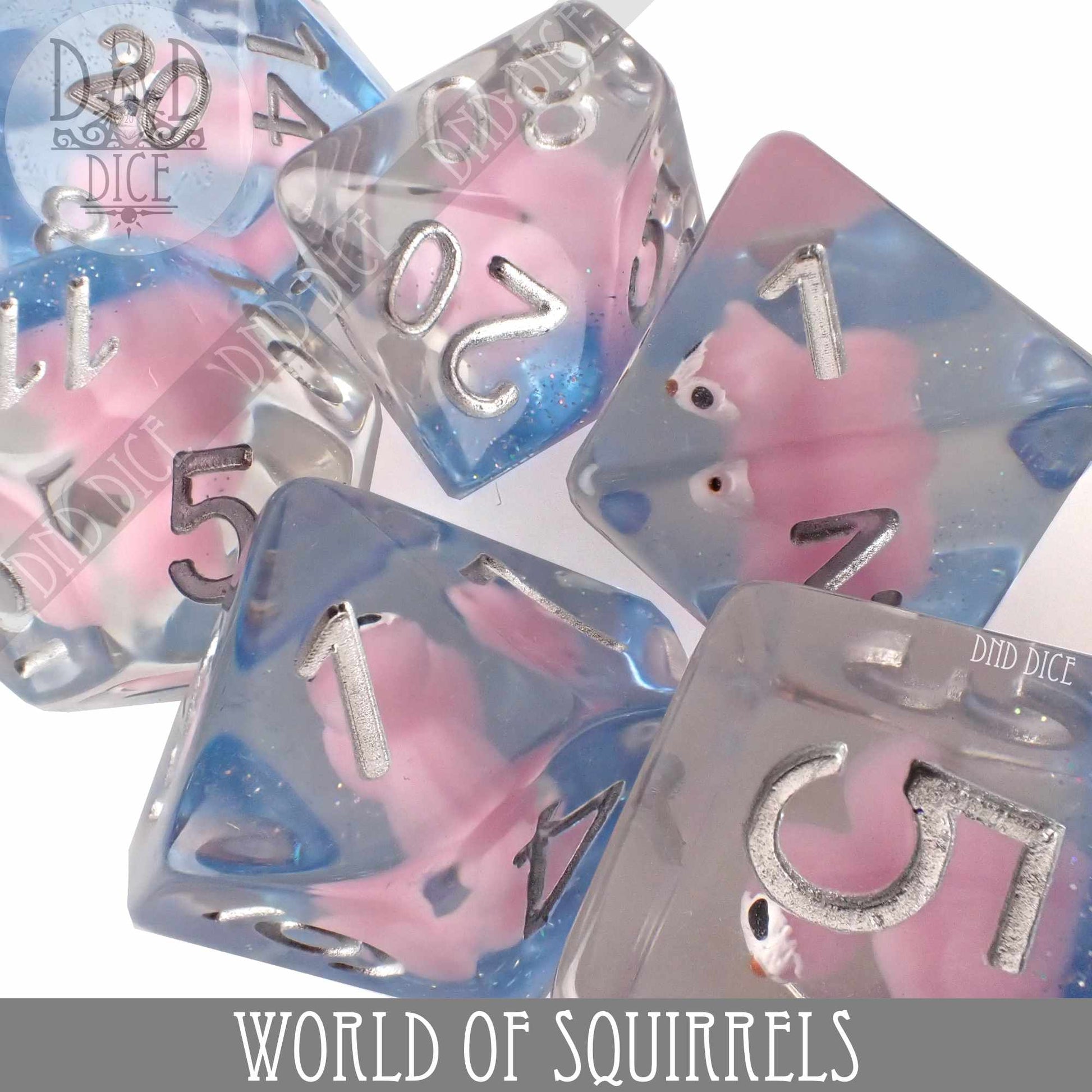 World of Squirrels Dice Set