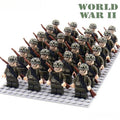 World War 2 American Soldiers set of 24 Lego Minifigures Custom Toys 4 D271
