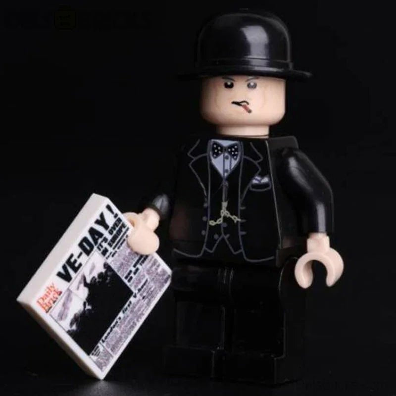 World War 2 British Prime Minister Winston Churchill Best Lego Minifigures Custom Toys