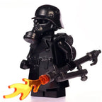 World War 2 Gas Mask Flame trooper Officer Custom Lego Star Wars Minifigures Toys