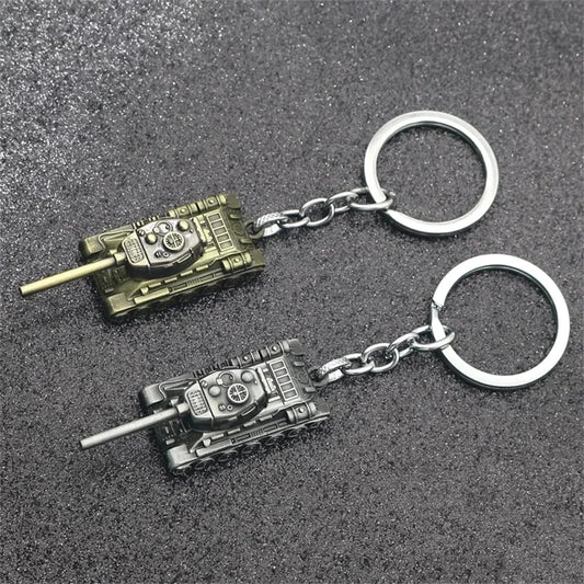 WOT World Of Tanks Keychain World Of Tanks Key Holder Tank War Keychains Metal Gift Pendant Heavy Weapon 3D Tank Gift