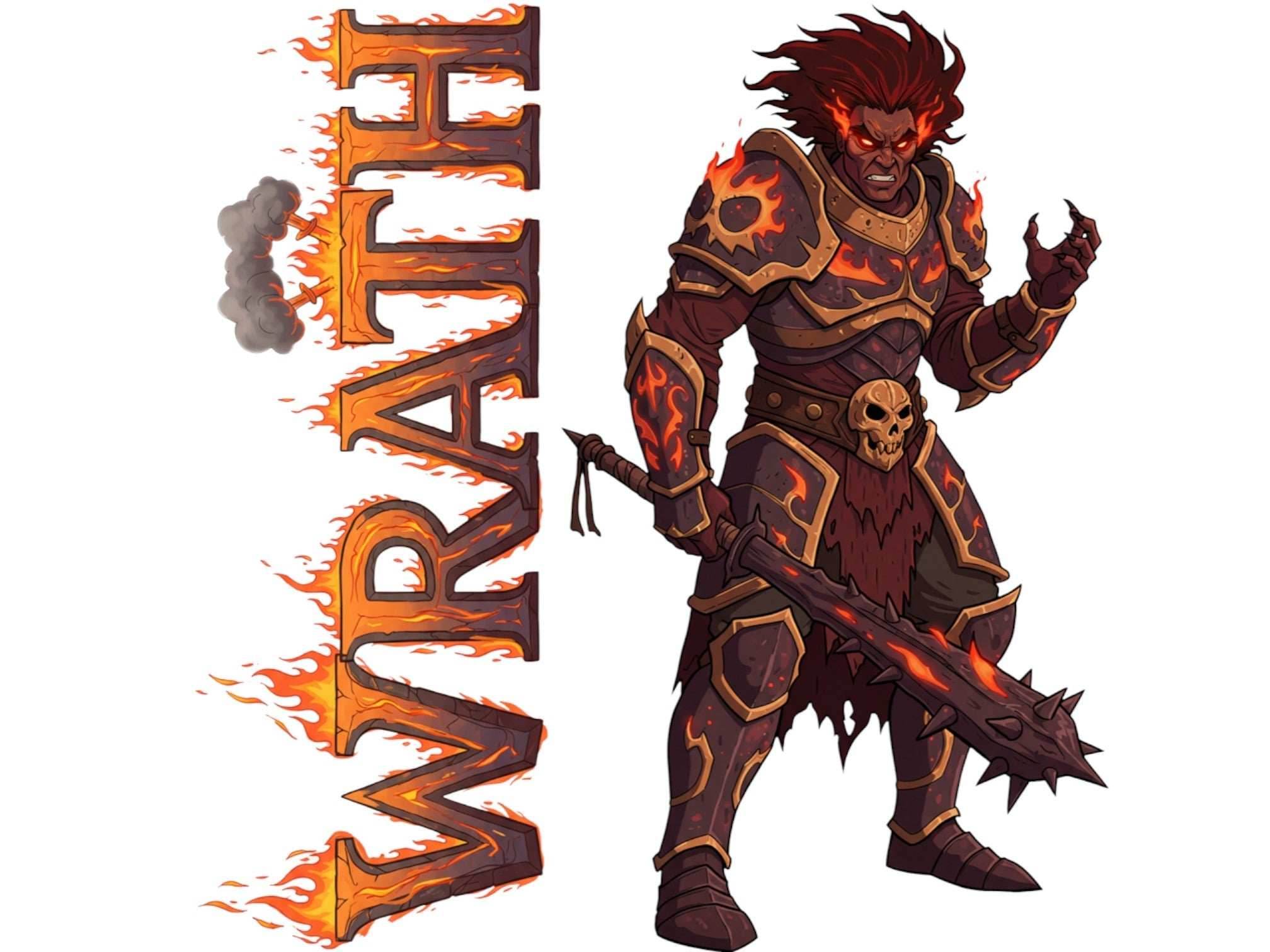 Wrath Ira 7 Sinkins™ Vinyl Sticker – Personification of Wrath | Waterproof & UV-Proof - Sticker / Mini