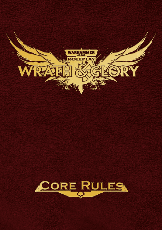 Wrath & Glory Core Rules Leatherette Red - 