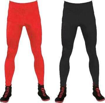 Wrestling Legging Costume Tights - S / Red
