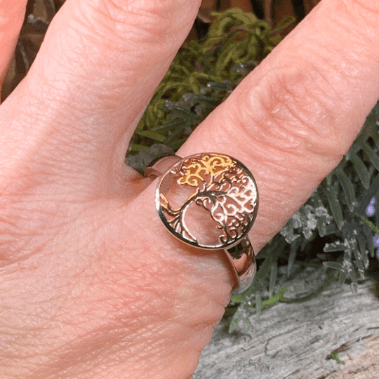 Rose Tree of Life Ring - 6