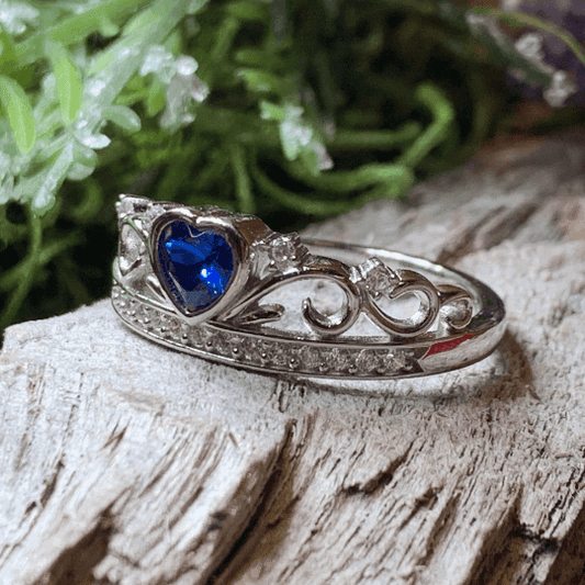Princess of Wales Sapphire Crown Ring - 4